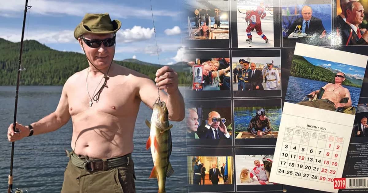 กระชากใจสาว ! ปฏิทินรูป “ปูติน” ผู้นำรัสเซีย สินค้ามาแรง ขายดีในญี่ปุ่น