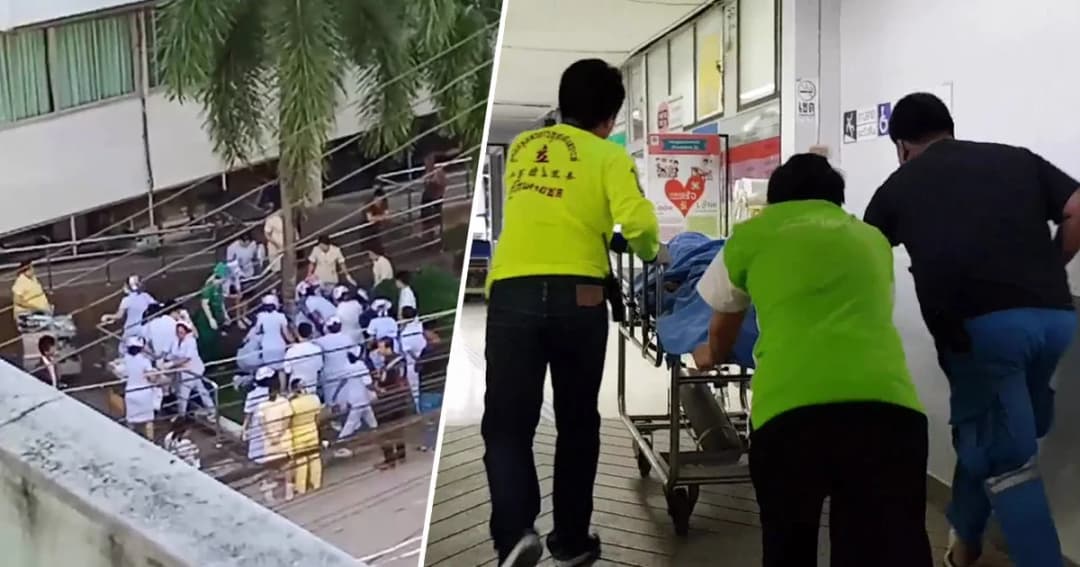 คนไข้ชายชาวชุมพรวัย 53 ปี เครียดตรวจพบเนื้อร้าย โดดตึกชั้น 4 รพ.ดับอนาถ