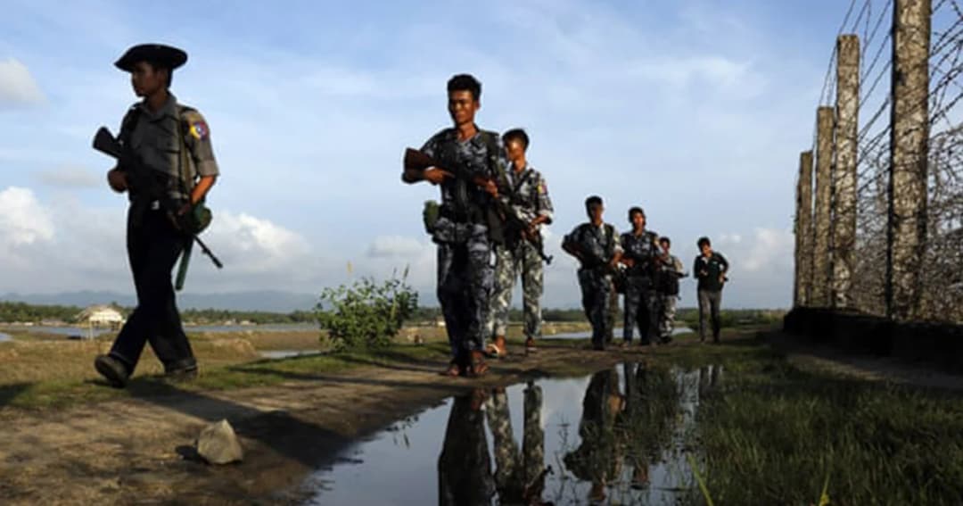 เจ้าหน้าที่พบศพตำรวจเมียนมา หลังถูกยิงในรัฐยะไข่