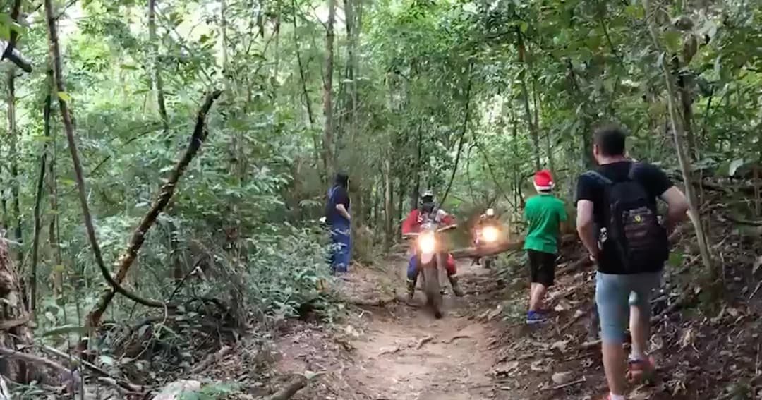 พระแชร์คลิป! จยย.วิบากบุกรุกเส้นทางธรรมชาติ บนผืนป่าดอยสุเทพ