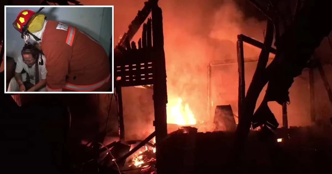 ร่างทรงช็อกเพลิงไหม้บ้านที่ทำพิธีวอดหมด คาดไฟฟ้าลัดวงจร