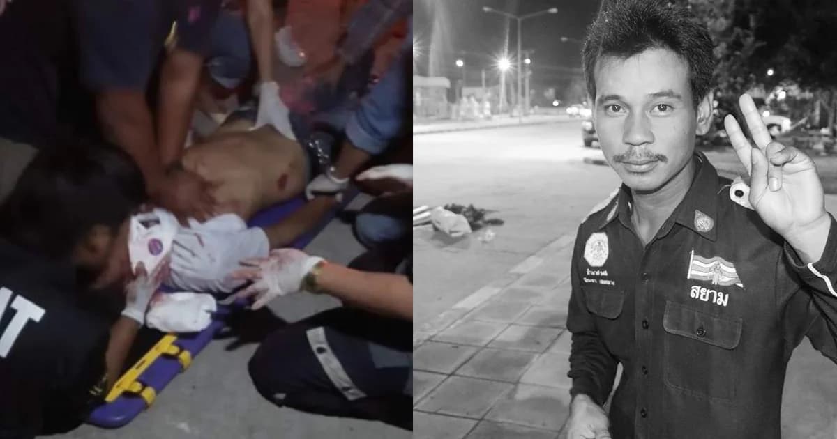 สะเทือนใจกู้ภัยออกมาทำหน้าที่ กลับถูกคนเมาขับรถชนดับ