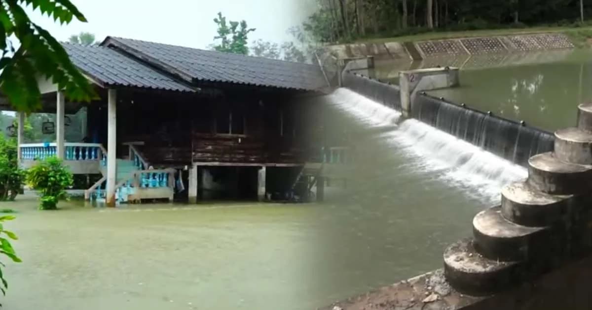 พัทลุง พร่องน้ำทุกอ่างเก็บน้ำรับมือพายุปาบึก เตือน ปชช.รับมือน้ำท่วมฉับพลัน