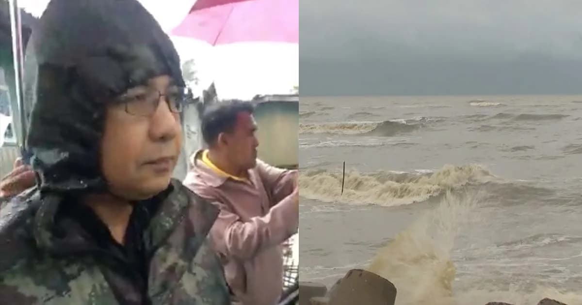 นายอำเภอหนองจิก เร่งอพยพชาวบ้านริมชายฝั่งปัตตานี คาดคลื่นสูง 4 ม. เที่ยงนี้