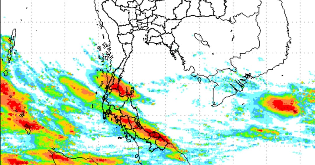 อุตุฯ ฉ.18 พายุปาบึก ขึ้นฝั่งเเล้ว ที่ อ.ปากพนัง จ.นครศรีธรรมราช