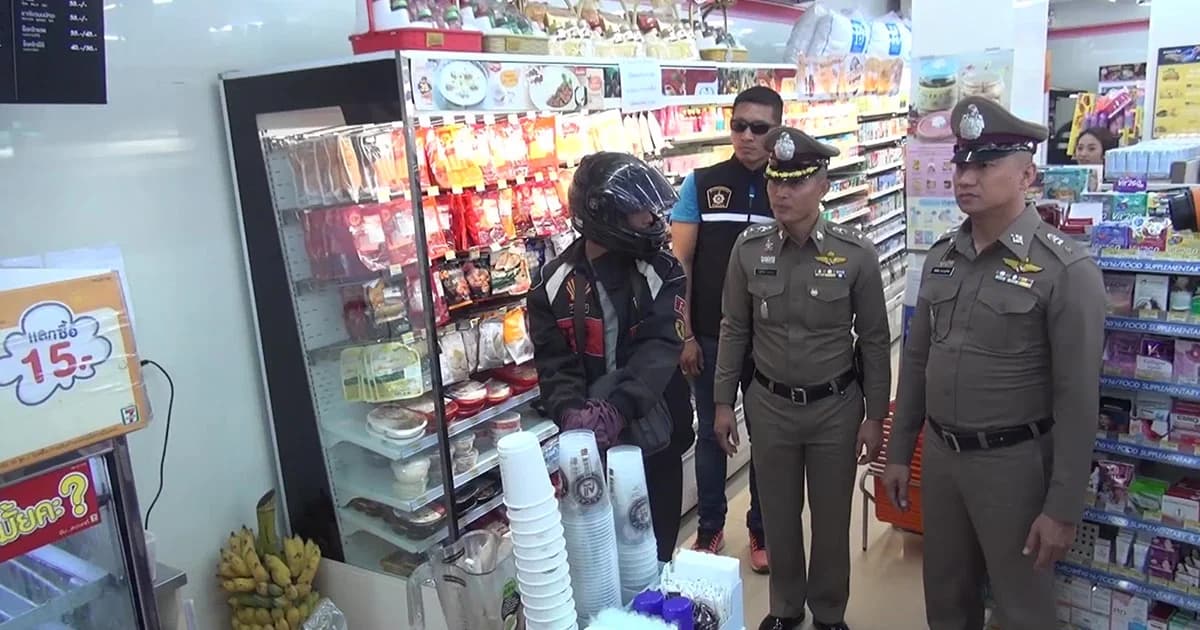 รวบโจ๋ควงอีโต้จี้เซเว่นฯ 2ครั้ง เมาแล้วคึก-หาซื้อผ้าอ้อมลูก