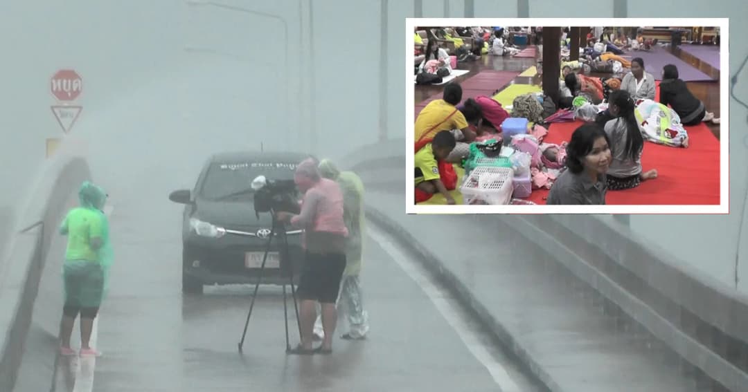 สุราษฎร์ธานี : ชาวบ้านผวา พายุฝนถล่มต่อเนื่อง จนท.เฝ้าระวังน้ำป่าไหลหลาก