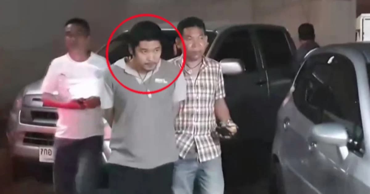 มอบตัวแล้ว ! คนร้ายใช้ค้อนทุบหัวลูกชายเจ้าของรีสอร์ตเมืองจันท์ ก่อนชิงทรัพย์หนี