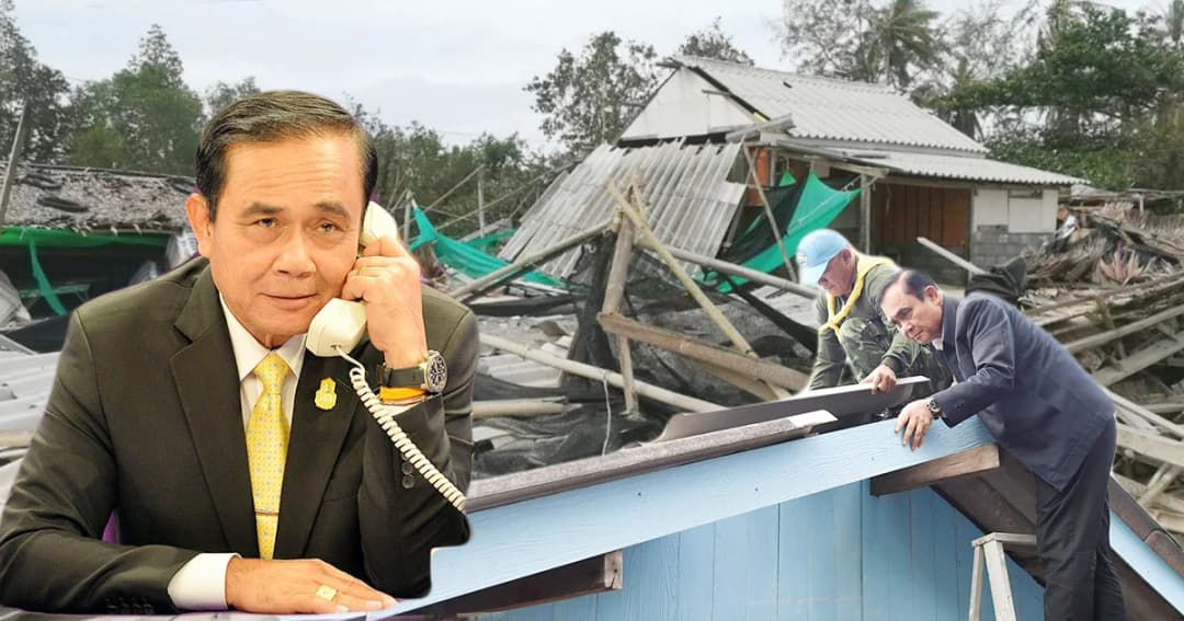 นายกฯ ขอบคุณคนไทย “รวมน้ำใจไทย ช่วยวาตภัยใต้”