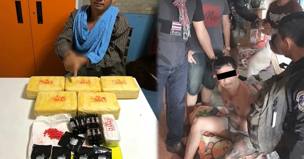 พัทยา รวบเอเยนต์รายใหญ่-ย่อย ยาบ้าเกือบ 60,000 เม็ด ไอซ์กว่า 80 กรัม