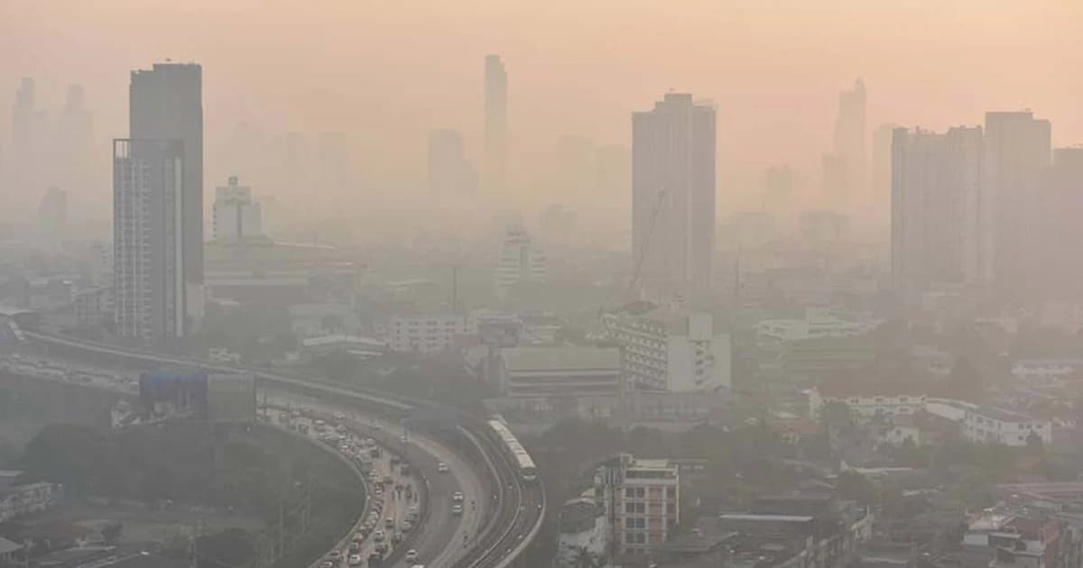 เตรียมสวมหน้ากาก ! ค่าฝุ่นละอองพุ่งสูงหลายพื้นที่ใน กทม. และปริมณฑล