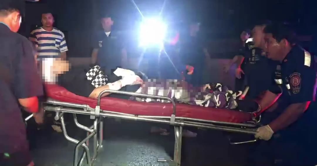 3 วัยรุ่น ขี่ จยย. กลับบ้าน เจออริตามประกบไล่ฟันไม่ยั้ง เจ็บสาหัส