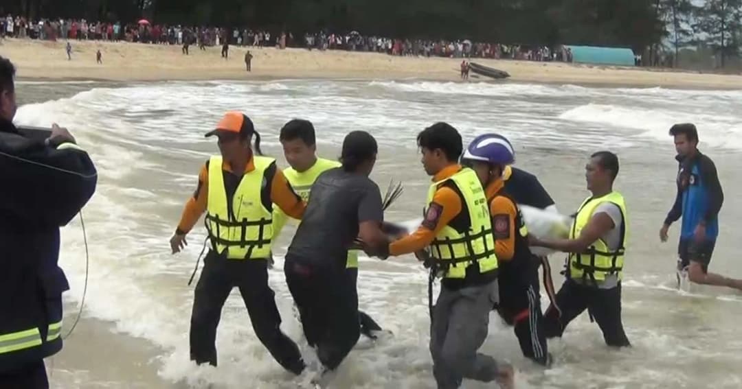 พบแล้ว ร่างหนูน้อย 6 ขวบ จมน้ำทะเลนราทัศน์ หลัง จนท.ค้นหานาน 23 ชม.