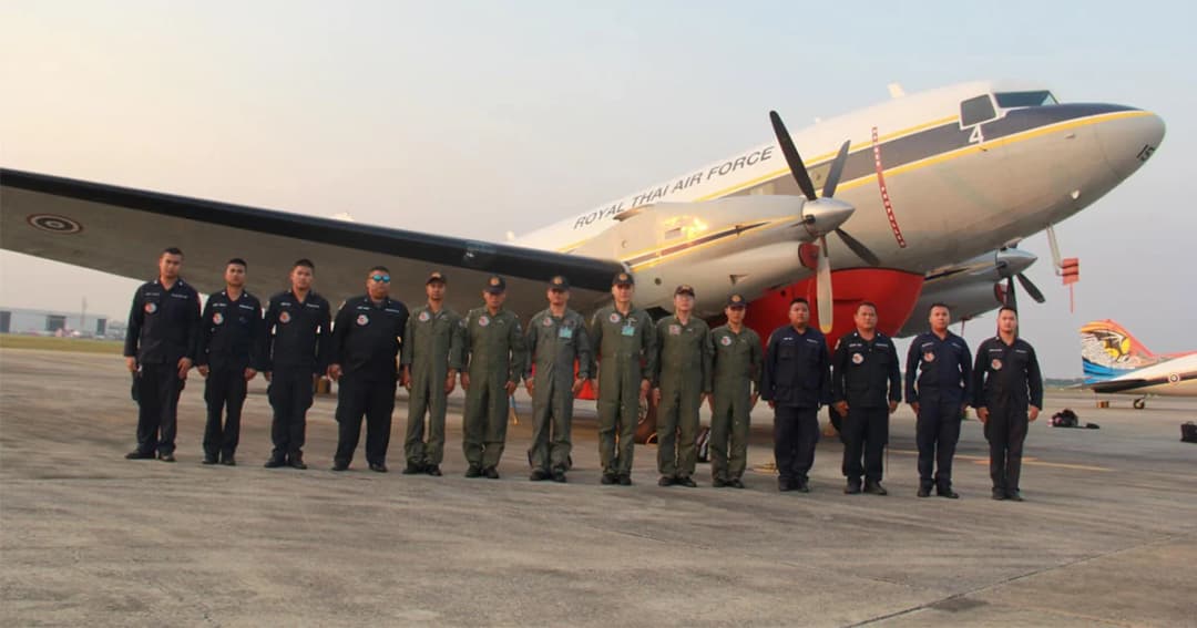 ผบ.ทอ.สั่งการเตรียมเครื่องบิน BT-67 จำนวน 2 เครื่อง บินโปรยน้ำ ลดฝุ่นละอองในอากาศ