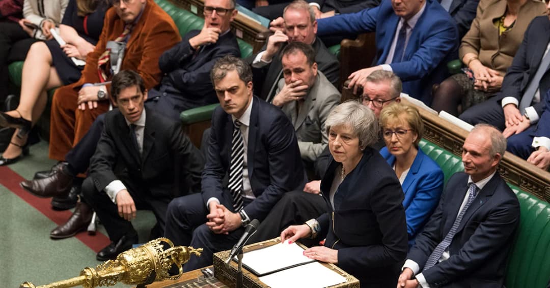 สภาผู้แทนฯ อังกฤษลงมติ 432 ต่อ 202 เสียง ไม่ผ่านร่างข้อตกลง “Brexit” เทเรซา เมย์