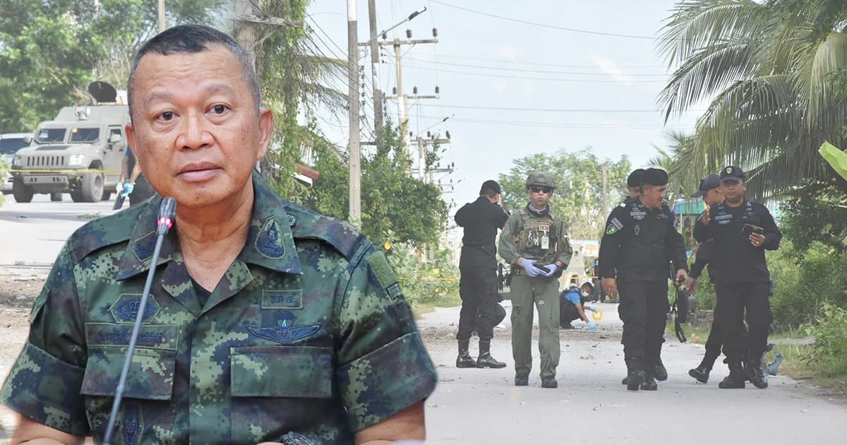 มทภ.4 ห้าม ปชช.แต่งกายด้วยเครื่องแบบทหาร สั่งงดใช้ถนนหลังคนร้ายบึ้มป่วน 2 จังหวัดใต้