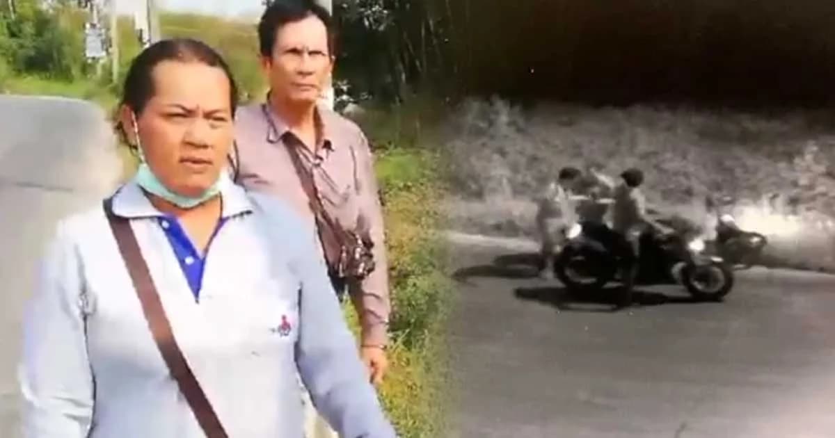 วงจรปิดเผย 2 โจรแสบขี่ จยย.ประกบจี้ชิงทรัพย์สาวในซอยวัด