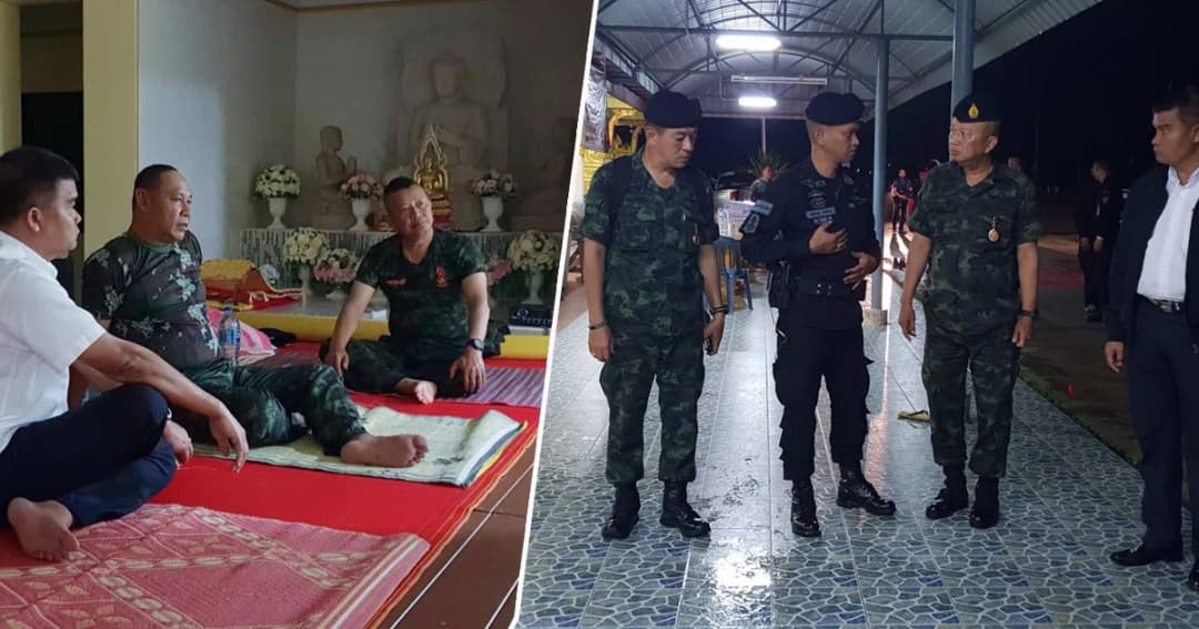 แม่ทัพภาคที่ 4 ลงพื้นที่กลางดึก นอนวัดปลอบขวัญชาวบ้าน หลังเหตุกราดยิงพระนราธิวาส