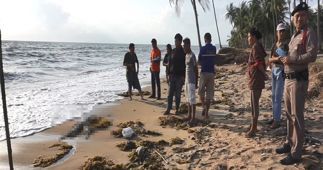 พบศพหัวขาดนิรนาม เกยหาด คาดเหยื่อปาบึก