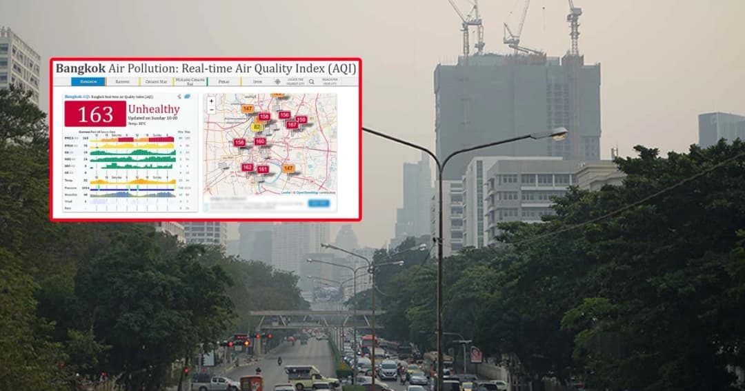 คุณภาพอากาศ 20 ม.ค. ค่า PM 2.5 เกินมาตรฐาน 18 จุด เตือนพรุ่งนี้อากาศจะไม่ดี