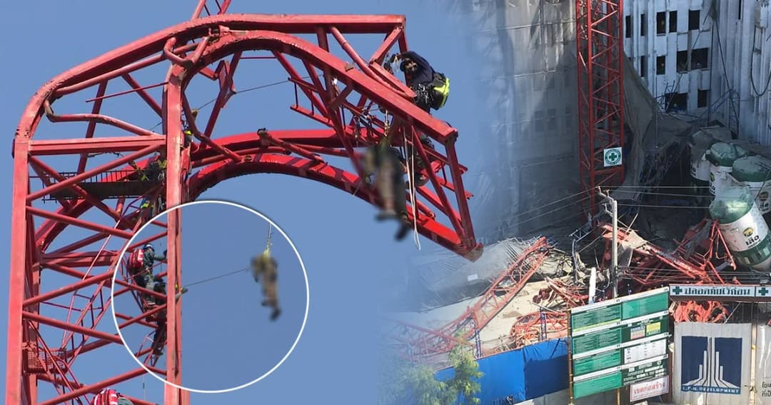 กทม.เตรียมแจ้งข้อหาผู้ควบคุมก่อสร้าง หลังเครนถล่มทำคนงานเสียชีวิต 5 ราย