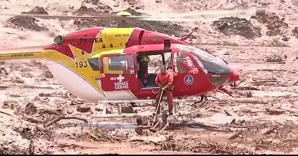 เขื่อนเหมืองถล่ม! น้ำหลากซัดชุมชนในบราซิล สูญหาย 200 ชีวิต