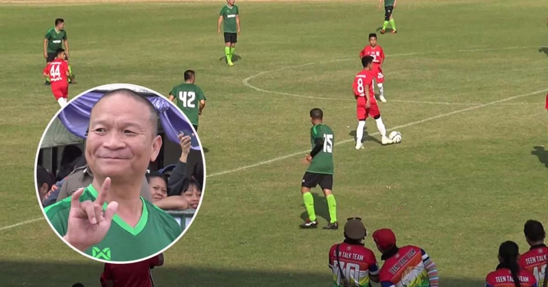 เปิดตัว “บอสหม่ำ” ประธานสโมสรฟุตบอลยโสธรเอฟซี ดวลแข้งนัดพิเศษกับทีมหมูป่า