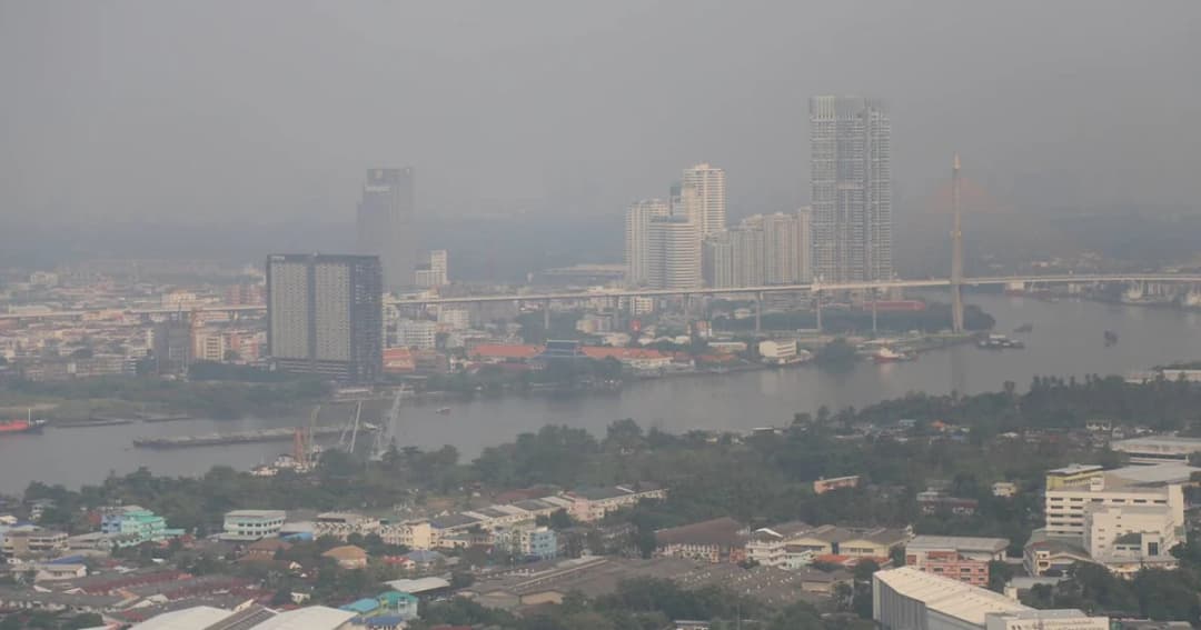 ฝุ่นพิษ ‘พระราม 2 สมุทรสาคร’ หนักสุด! กทม.-ปริมลฑล คุณภาพอากาศยังแย่