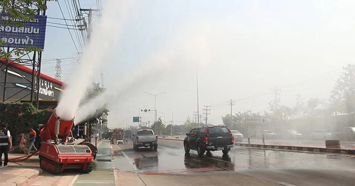 ราชบุรียังวิกฤต ! ฝุ่น PM 2.5 สูงแตะ 85 ไมโครกรัม ผู้ว่าฯ จัด Big Cleaning