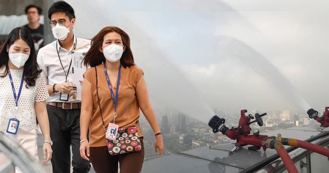 วันนี้ฝุ่นลด แต่ยังมีอีก 35 จุดที่อากาศเป็นอันตรายต่อสุขภาพ