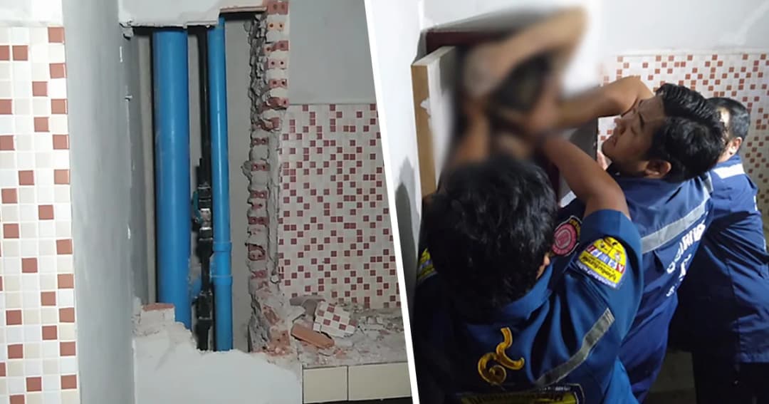 ช่างหนุ่มเมาหลอน มุดลงปล่องท่อระบายน้ำ ในบ้านที่กำลังก่อสร้าง ดับสลด