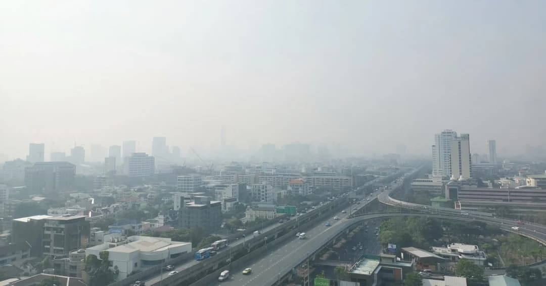 เช้านี้ฝุ่น PM2.5 เพิ่มขึ้นทุกพื้นที่ ‘บางเขน’ เกินค่ามาตรฐาน 1 จุด