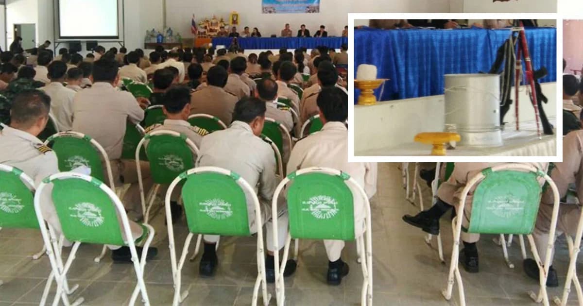 ผู้นำท้องถิ่น อำเภอเมืองปาน ร่วมพิธีดื่มน้ำสาบานตน ไม่เผาป่า