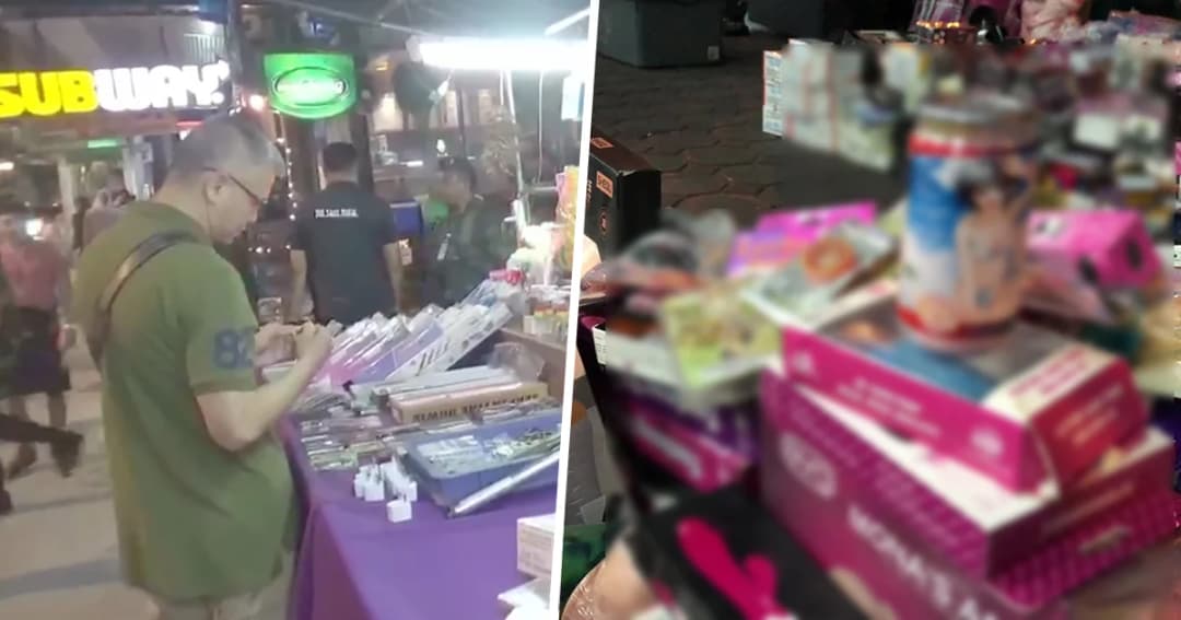 จับแผงค้าเซ็กซ์ทอย-ยาปลุกเซ็กซ์ กลางกรุง ยึดของกลางอื้อ มูลค่า 2 ล้าน