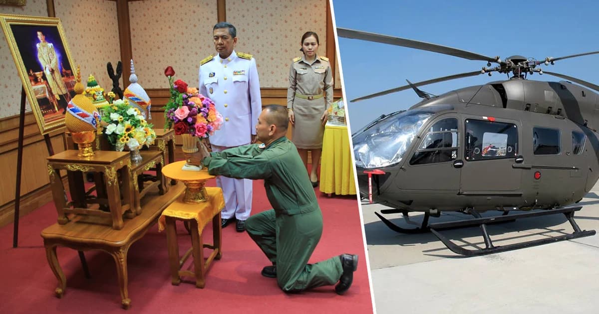 สมเด็จพระเจ้าอยู่หัวพระราชทานดอกไม้ ให้แก่ผู้ประสบอุบัติเหตุ 7 คน ฮ.ตก จ.แม่ฮ่องสอน