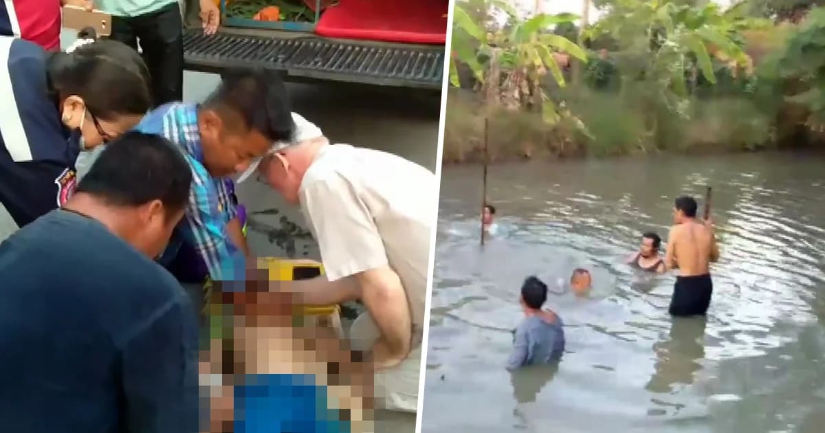 สลด! 3 ด.ช.ลูกพี่ลูกน้อง พากันเล่นน้ำในบ่อที่บ้าน พลัดจมน้ำดับหมู่