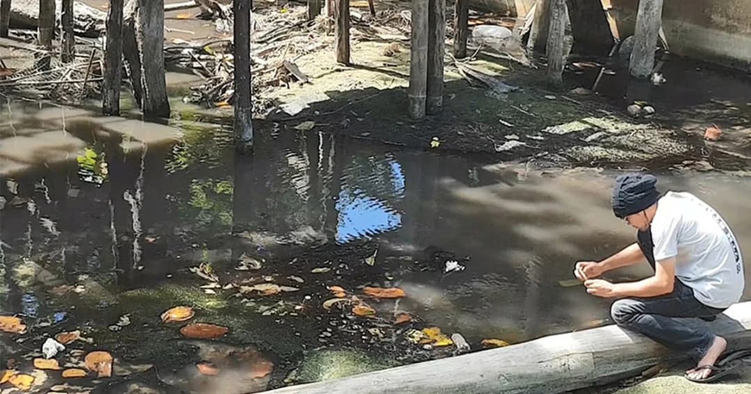 ชาวเกาะลันตาโวย น้ำเสียทั้งลำคลอง ส่งกลิ่นเหม็น หวั่นเป็นแหล่งเพาะเชื้อโรค