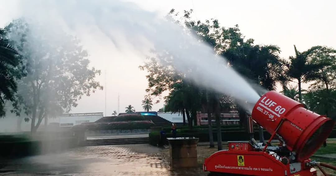 ‘ขอนแก่น’ รอสภาพอากาศเป็นใจ เตรียมทำฝนหลวงลดฝุ่นพิษทันที