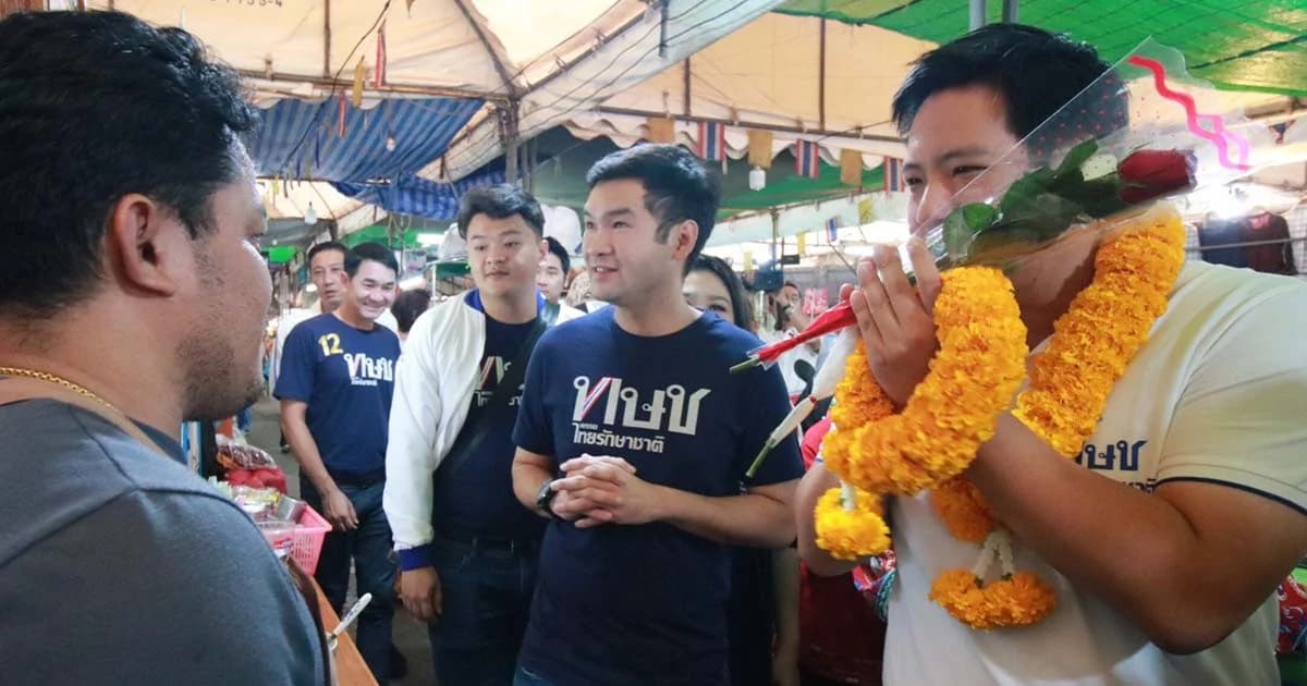 แกนนำพรรคไทยรักษาชาติ ลุยหาเสียงเขตสวนหลวง ยืนยันทำหน้าที่จนวินาทีสุดท้าย