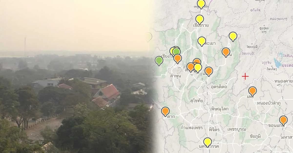 กทม.-ปริมณฑล ฝุ่นพิษไม่เกินเกณฑ์ ตจว.หลายพื้นที่เริ่มกระทบสุขภาพ