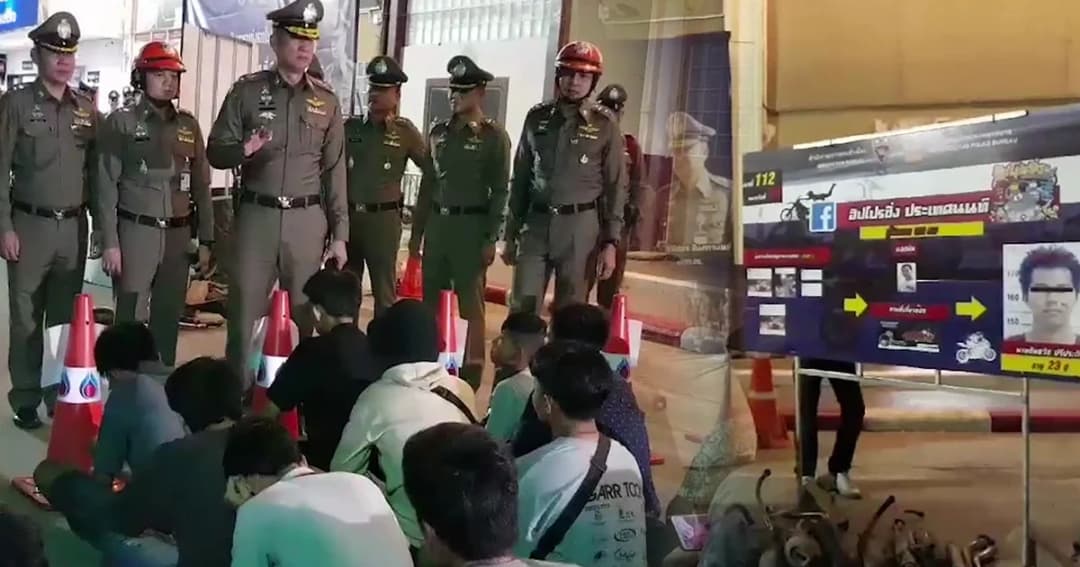 จับแก๊งแว้นเกือบ 100 ราย และแอดมินเพจดังชวน “แข่งซิ่งไลฟ์สด” เย้ยกฎหมาย