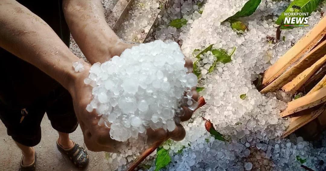 ชาวลำปางโพสต์คลิปหิมะเมืองไทย อันตรายหัวแตก! หลังพายุลูกเห็บถล่มอย่างหนัก