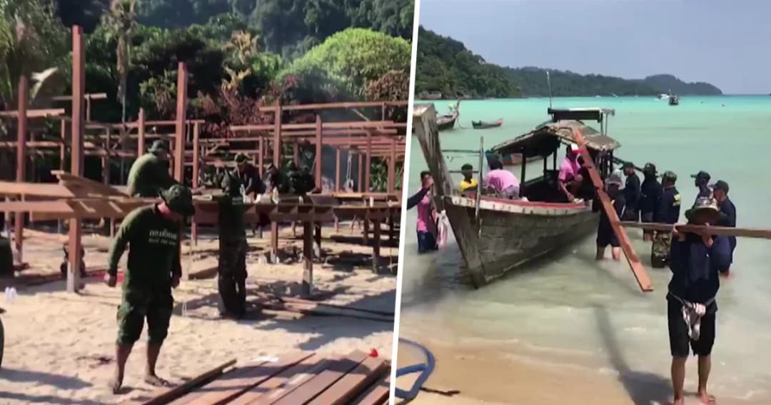 ทหารสับเปลี่ยนกำลัง เร่งสร้างบ้าน 61 หลัง ให้ชาวมอแกน หลังถูกไฟไหม้