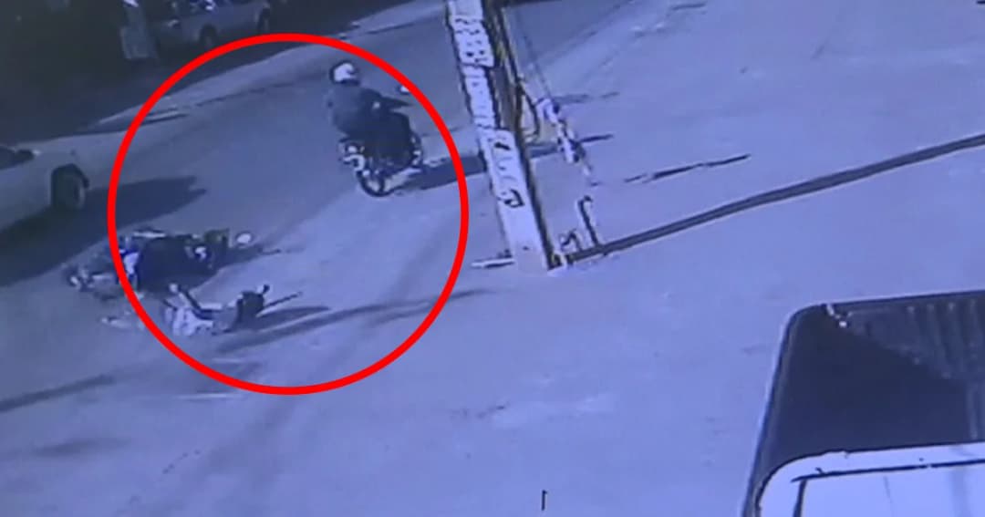 สาววัย 45 ซิ่ง จยย. จับโจรพลาดล้มเจ็บสาหัส