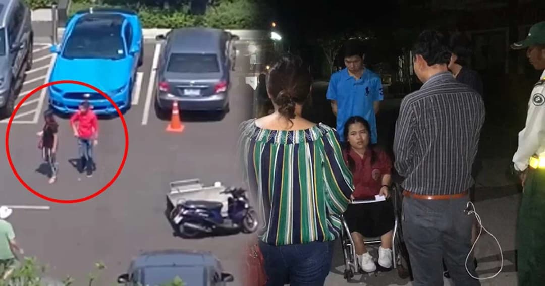 จบด้วยดี เจ้าของมัสแตงสีฟ้า รปภ. ผู้บริหารห้างเดินทางขอโทษสาวพิการแล้ว