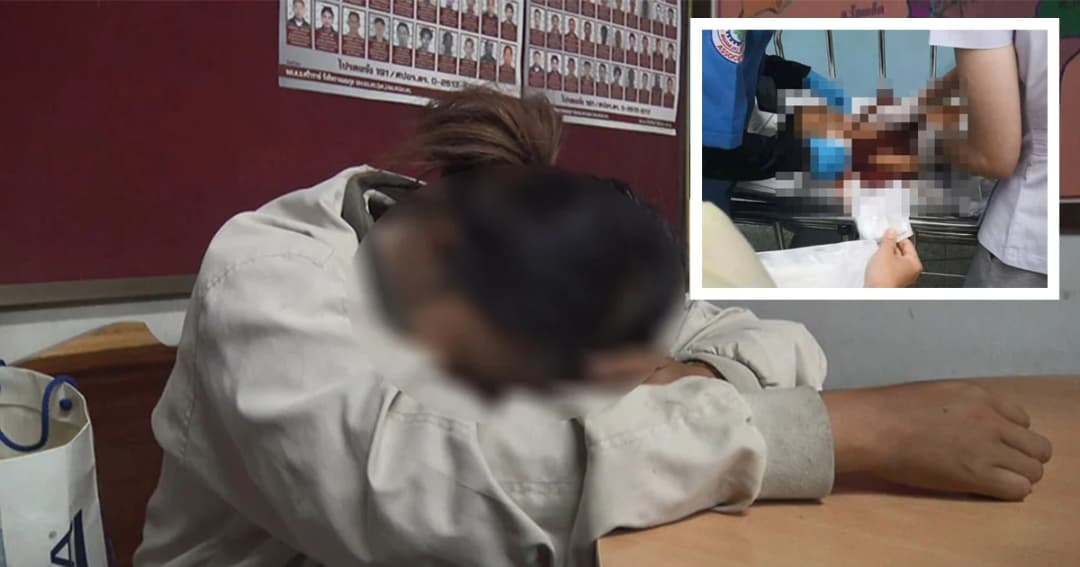 เตรียมฝากขัง เเม่วัย 19 เชือดคอลูกวัย 3 ขวบ