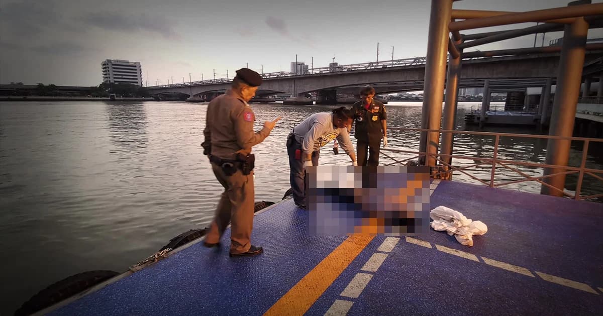 ตร.เกี่ยงกันรับคดีชายโดดสะพานพระราม 7 มูลนิธินั่งเฝ้าศพยันเช้า