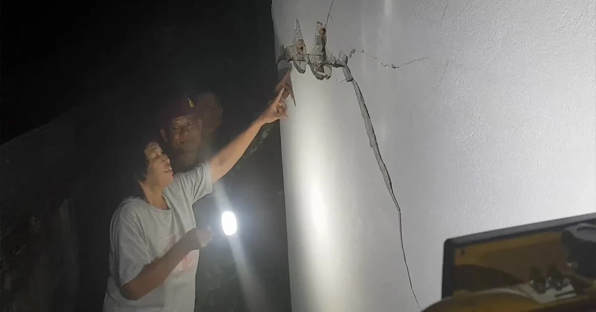 ชาวลำปางจัดเวรยาม เฝ้าระวังแผ่นดินไหวกลางดึก