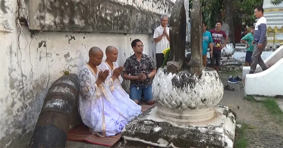 หลานเจ้าอาวาส บวชทดเเทนคุณบิดา-มารดา จัดพิธีอย่างเรียบง่าย ญาติเผย ดีใจเเละอิ่มบุญ