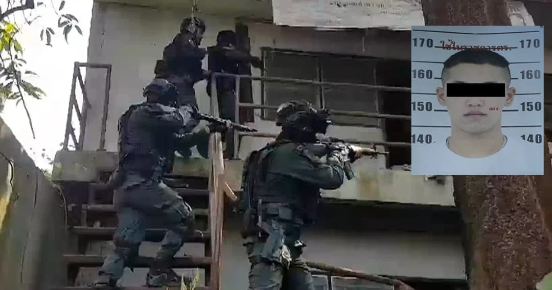 จับแล้วทหารเกณฑ์ ขโมยปืน M16 ชิงรถชาวบ้านหลบหนี